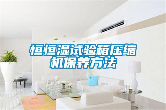 欧美成色手机在线观看 恒恒湿试验箱压缩机保养方法