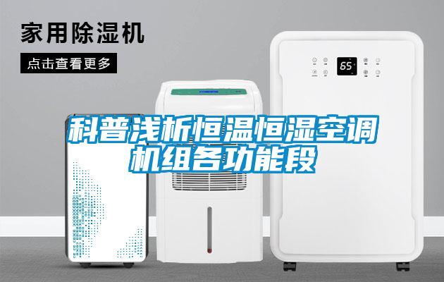 欧美黄色性爱视频网站 科普浅析恒温恒湿空调机组各功能段
