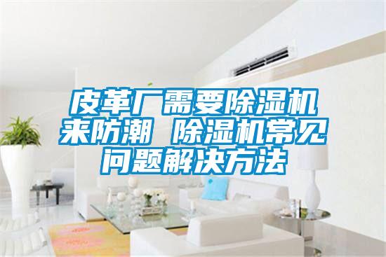 欧美黄色电影在线播放 皮革厂需要除湿机来防潮 除湿机常见问题解决方法