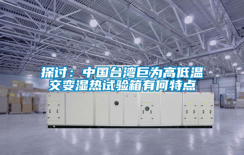 欧美黄色性爱视频网站 探讨：中国台湾巨为高低温交变湿热试验箱有何特点