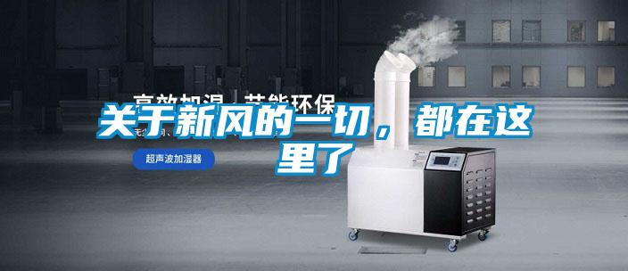 欧美黄色电影在线播放 关于新风的一切，都在这里了