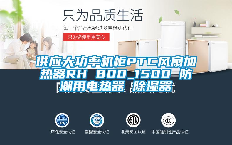 供应大功率机柜PTC风扇加热器RH 800_1500 防潮用电热器 除湿器