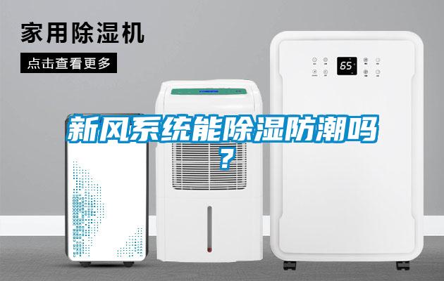欧美黄色电影在线播放 新风系统能除湿防潮吗？