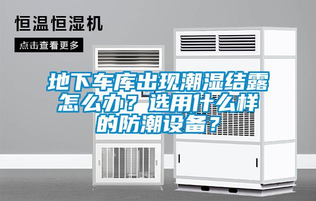 欧美成色手机在线观看 地下车库出现潮湿结露怎么办？选用什么样的防潮设备？