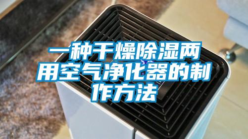 欧美黄色电影在线播放 一种干燥除湿两用空气净化器的制作方法