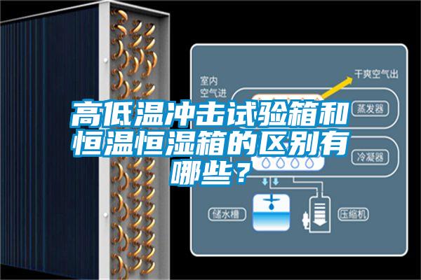欧美黄色性爱视频网站 高低温冲击试验箱和恒温恒湿箱的区别有哪些？