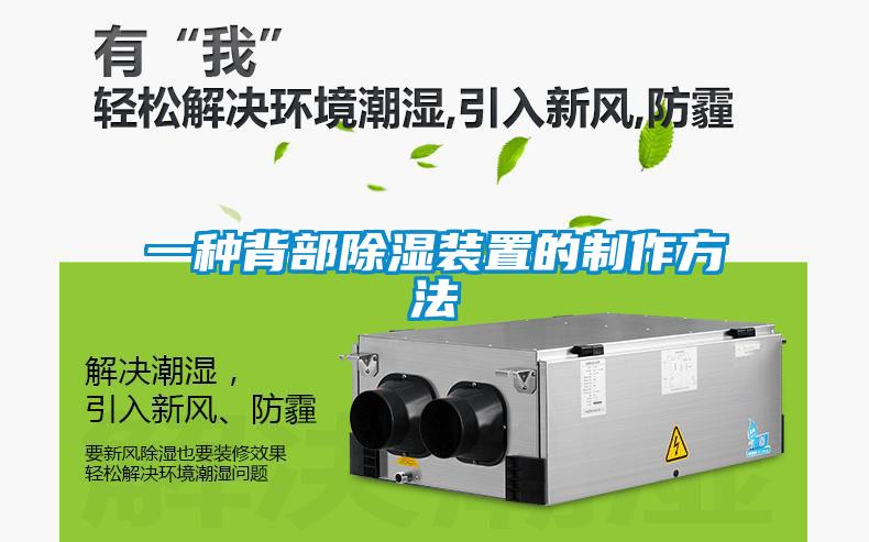 欧美黄色性爱视频网站 一种背部除湿装置的制作方法