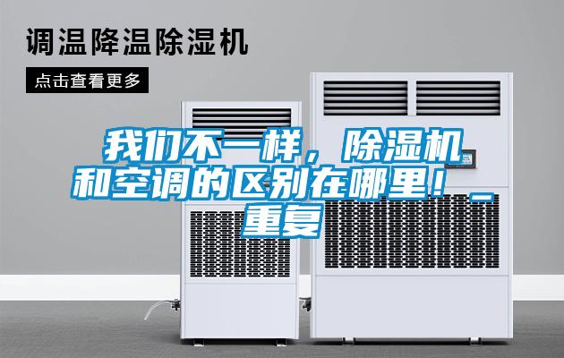 欧美黄色电影在线播放 我们不一样，除湿机和空调的区别在哪里！_重复
