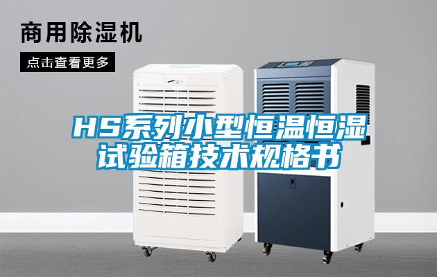 欧美黄色电影在线播放 HS系列小型恒温恒湿试验箱技术规格书