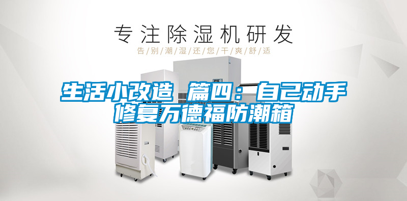 欧美黄色电影在线播放 生活小改造 篇四：自己动手修复万德福防潮箱