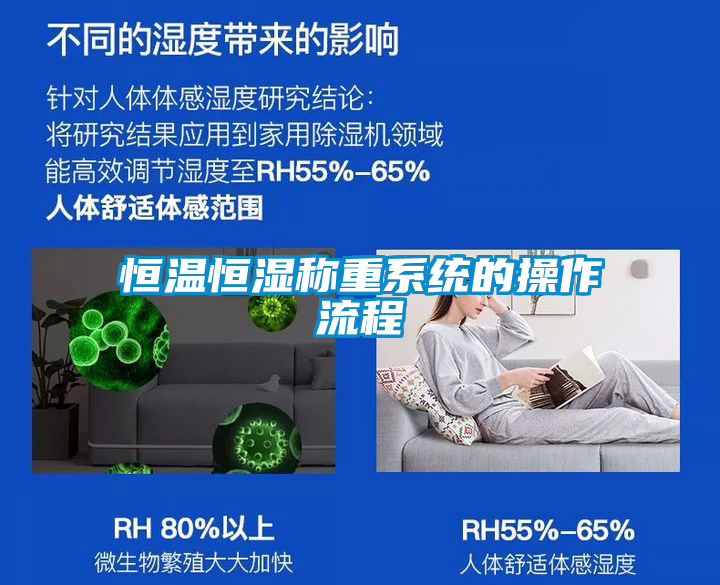 欧美黄色性爱视频网站 恒温恒湿称重系统的操作流程