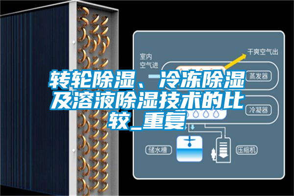 欧美成色手机在线观看 转轮除湿、冷冻除湿及溶液除湿技术的比较_重复