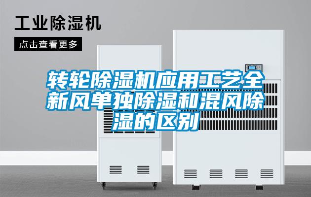 欧美成色手机在线观看 转轮除湿机应用工艺全新风单独除湿和混风除湿的区别