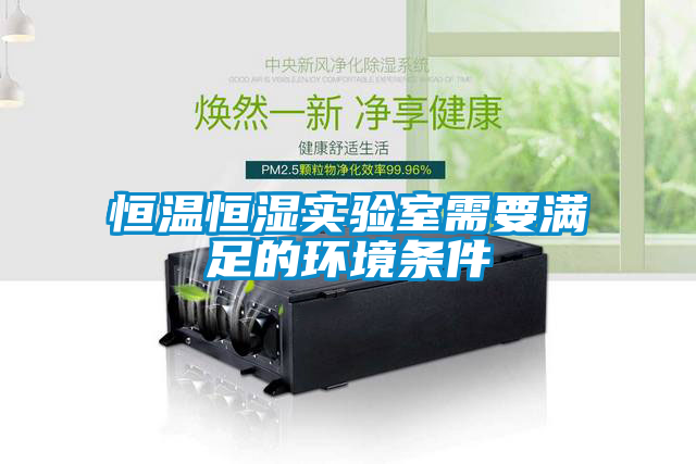 欧美成色手机在线观看 恒温恒湿实验室需要满足的环境条件
