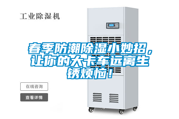 欧美成色手机在线观看 春季防潮除湿小妙招，让你的大卡车远离生锈烦恼！