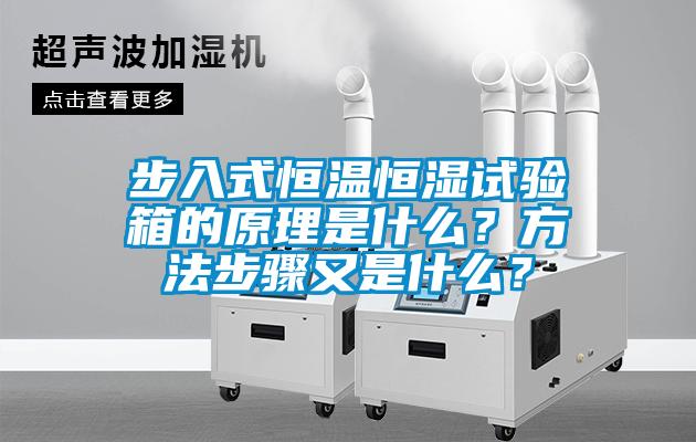 欧美成色手机在线观看 步入式恒温恒湿试验箱的原理是什么？方法步骤又是什么？