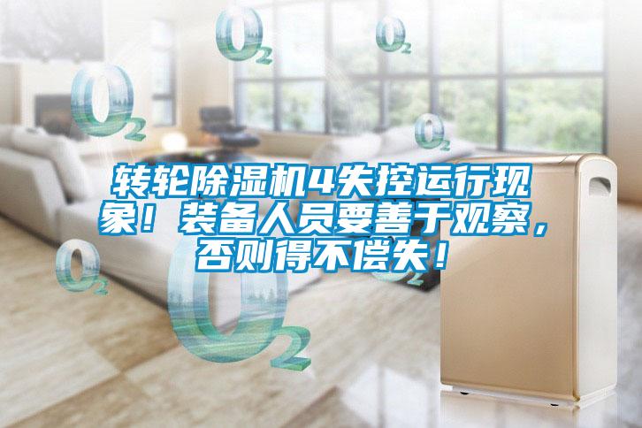 欧美黄色电影在线播放 转轮除湿机4失控运行现象！装备人员要善于观察，否则得不偿失！