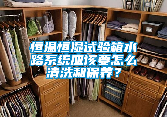 欧美黄色电影在线播放 恒温恒湿试验箱水路系统应该要怎么清洗和保养？