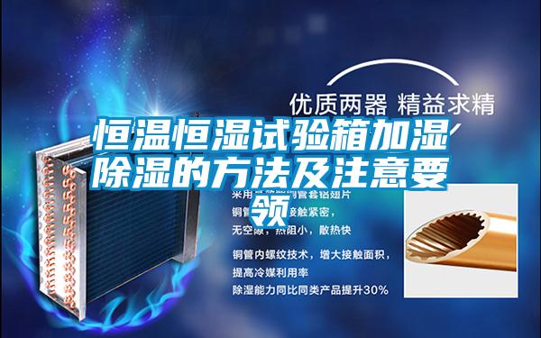 欧美成色手机在线观看 恒温恒湿试验箱加湿除湿的方法及注意要领