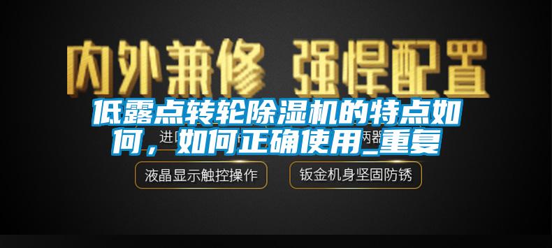 欧美黄色性爱视频网站 低露点转轮除湿机的特点如何，如何正确使用_重复