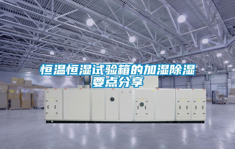 欧美黄色电影在线播放 恒温恒湿试验箱的加湿除湿要点分享