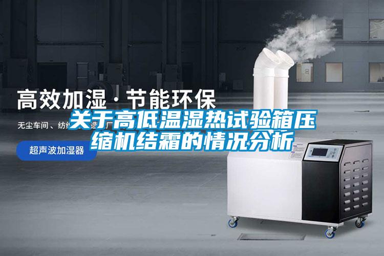 欧美黄色电影在线播放 关于高低温湿热试验箱压缩机结霜的情况分析