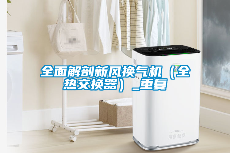 欧美黄色电影在线播放 全面解剖新风换气机（全热交换器）_重复