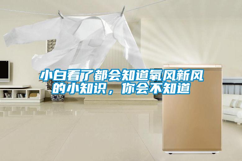 欧美黄色性爱视频网站 小白看了都会知道氧风新风的小知识，你会不知道
