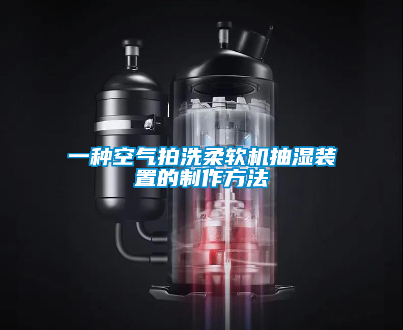 欧美黄色性爱视频网站 一种空气拍洗柔软机抽湿装置的制作方法