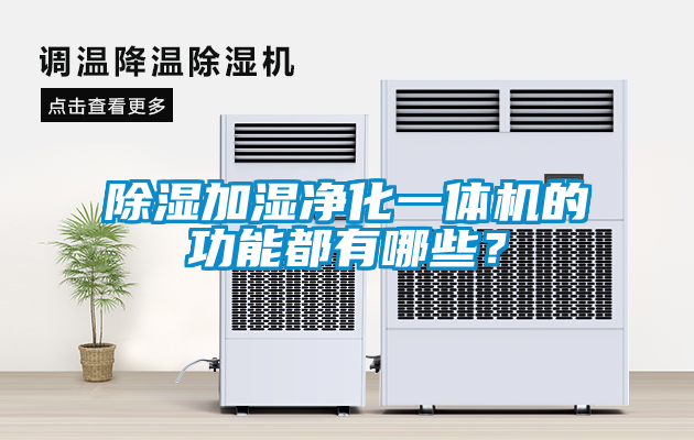 欧美成色手机在线观看 除湿加湿净化一体机的功能都有哪些？