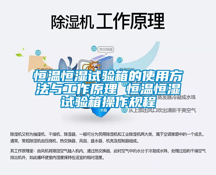 欧美黄色性爱视频网站 恒温恒湿试验箱的使用方法与工作原理 恒温恒湿试验箱操作规程