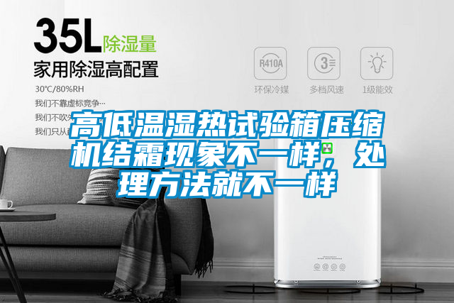 欧美成色手机在线观看 高低温湿热试验箱压缩机结霜现象不一样，处理方法就不一样