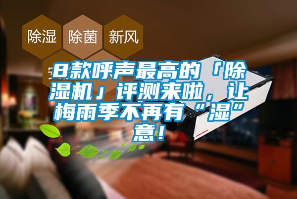 欧美黄色电影在线播放 8款呼声最高的「除湿机」评测来啦，让梅雨季不再有“湿”意！