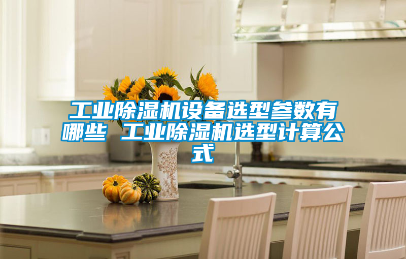 欧美黄色电影在线播放 工业除湿机设备选型参数有哪些 工业除湿机选型计算公式