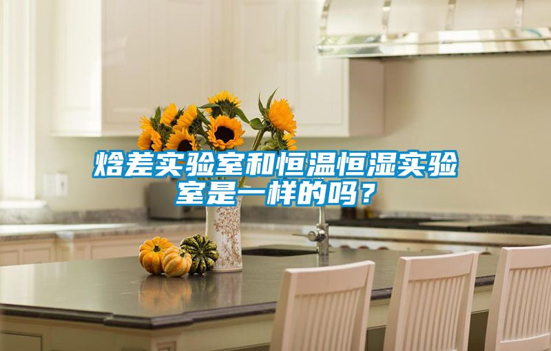 欧美黄色电影在线播放 焓差实验室和恒温恒湿实验室是一样的吗？