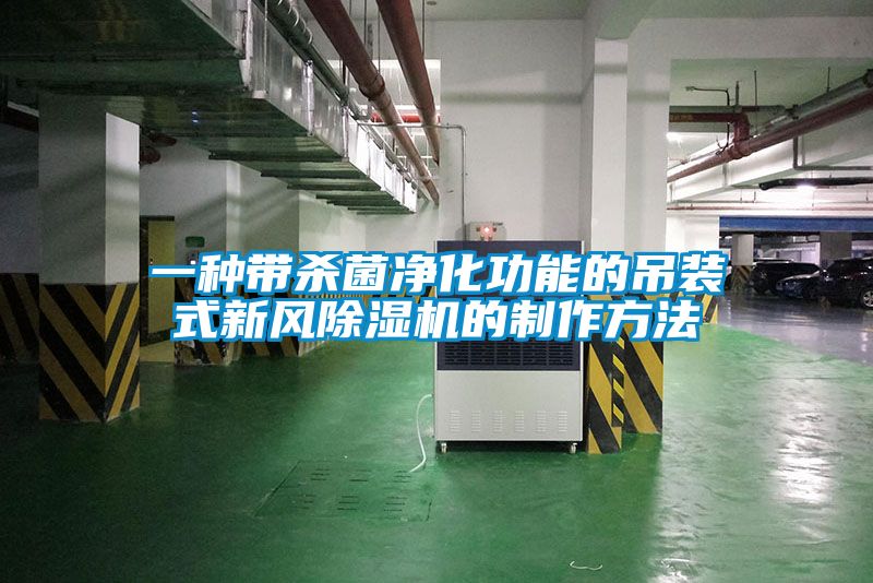 欧美黄色电影在线播放 一种带杀菌净化功能的吊装式新风除湿机的制作方法