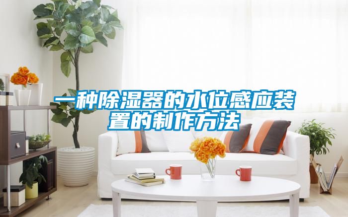 欧美成色手机在线观看 一种除湿器的水位感应装置的制作方法