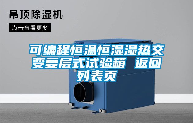 欧美黄色电影在线播放 可编程恒温恒湿湿热交变复层式试验箱 返回列表页