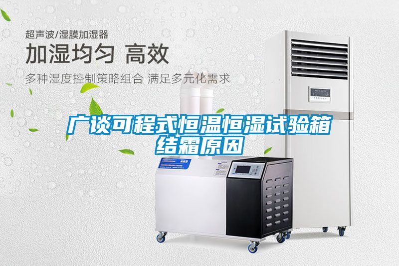 欧美黄色性爱视频网站 广谈可程式恒温恒湿试验箱结霜原因