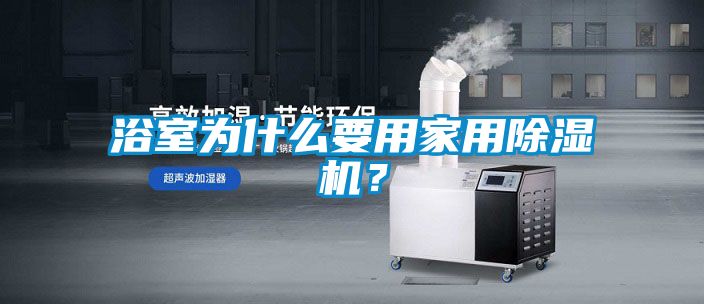 欧美黄色电影在线播放 浴室为什么要用家用除湿机？