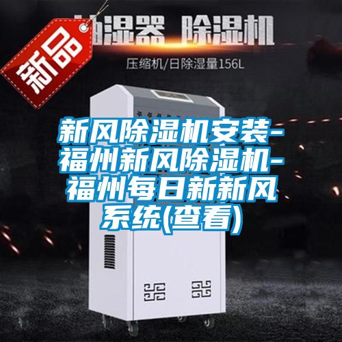 欧美黄色性爱视频网站 新风除湿机安装-福州新风除湿机-福州每日新新风系统(查看)