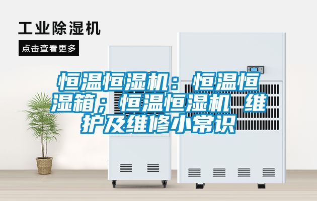 欧美黄色电影在线播放 恒温恒湿机：恒温恒湿箱；恒温恒湿机 维护及维修小常识