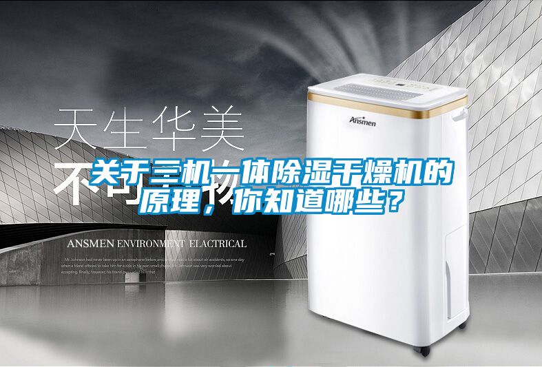 欧美成色手机在线观看 关于三机一体除湿干燥机的原理，你知道哪些？