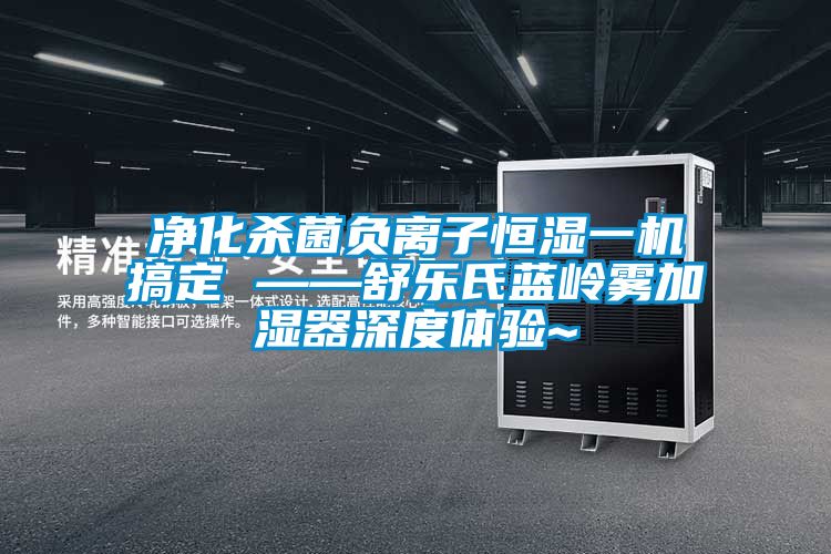 欧美成色手机在线观看 净化杀菌负离子恒湿一机搞定 ——舒乐氏蓝岭雾加湿器深度体验~