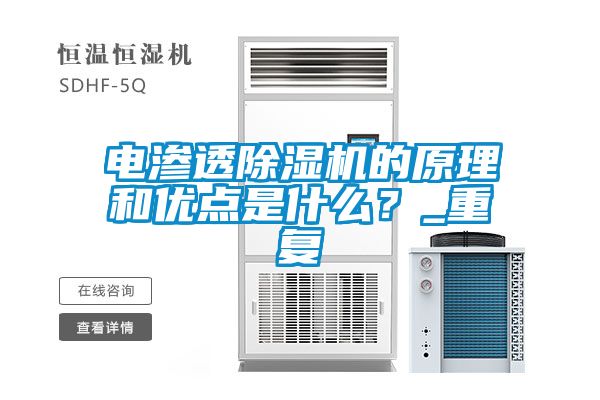 欧美黄色性爱视频网站 电渗透除湿机的原理和优点是什么？_重复