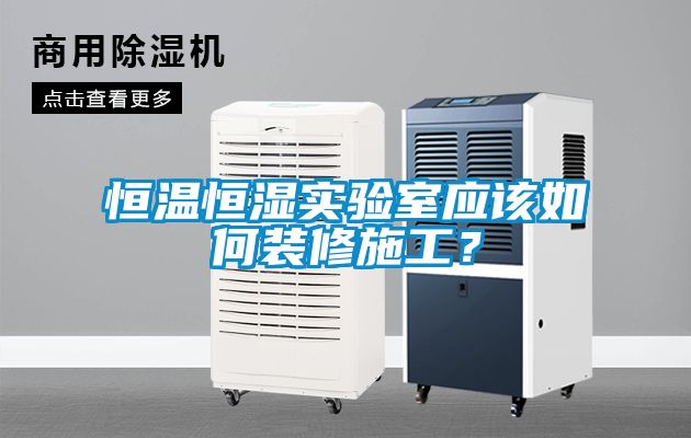 欧美黄色性爱视频网站 恒温恒湿实验室应该如何装修施工？