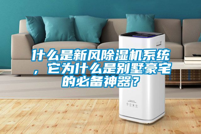 欧美成色手机在线观看 什么是新风除湿机系统，它为什么是别墅豪宅的必备神器？