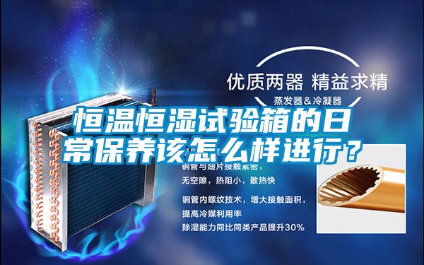 欧美黄色电影在线播放 恒温恒湿试验箱的日常保养该怎么样进行？