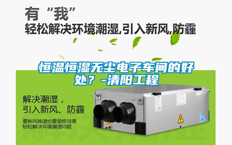 欧美黄色电影在线播放 恒温恒湿无尘电子车间的好处？-清阳工程