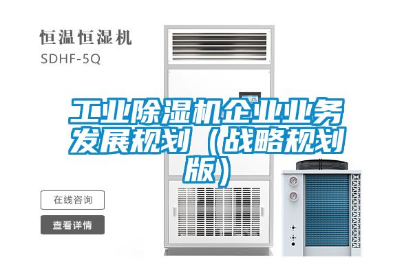 欧美黄色电影在线播放 工业除湿机企业业务发展规划（战略规划版）